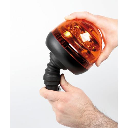 Φαρος RL-8 12V/24V 3 Χρησεων 12LED Βιδωτος Ελαστικος Πορτοκαλι 210X127MM - Thumbnail 2