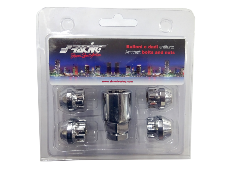 SIMONI RACING - Παξιμαδια Ασφαλειας 12χ1,5 (19) 17MM - Thumbnail 2
