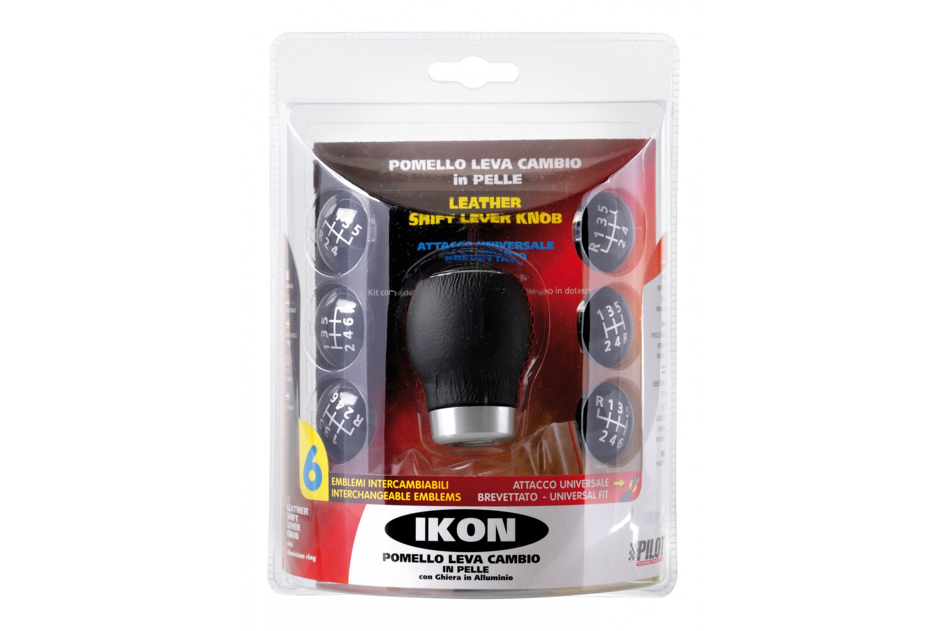Πομολο Ταχυτητων Ikon , Με 7 Αυτοκολλητα Ενδειξεων Ταχυτητων (συμβατο Και Με Fiat/opel) - Thumbnail 2