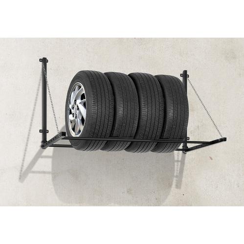 Βαση Τοιχου Αποθηκευσης Ελαστικων Tyre-rack Πτυσομενη 90-130CM Μεγιστο Φορτιο 90KG - Thumbnail 4