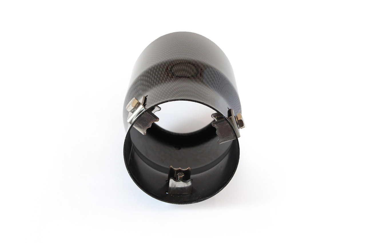AMIO - Ακρο (μπουκα) Εξατμισης MT007C 48-65MM (carbon - 15 Cm) - 1 Τεμ. (01117/AM) - Thumbnail 3