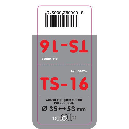 Ακρο Εξατμισης TS-16 S 35-53MM - Στρογγυλο - Thumbnail 3