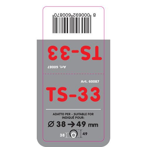 Ακρο Εξατμισης TS-33 Φ 38-49MM - Γωνια - Thumbnail 3