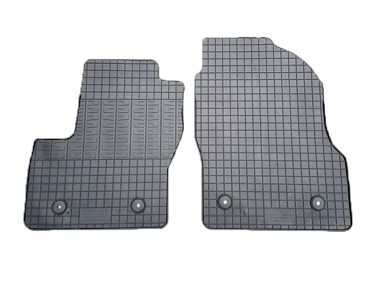 Cik - ΠΑΤΑΚΙΑ ΑΥΤΟΚΙΝΗΤΟΥ ΑΠΟ ΛΑΣΤΙΧΟ ΓΙΑ FORD TRANSIT CONNECT VAN 2ΘΕΣΙΟ 2017+ ΣΕ ΜΑΥΡΟ ΧΡΩΜΑ ΜΕ ΚΟΥΜΠΩΜΑΤΑ - 2 ΤΕΜ. (RM.FO.0031/CK)