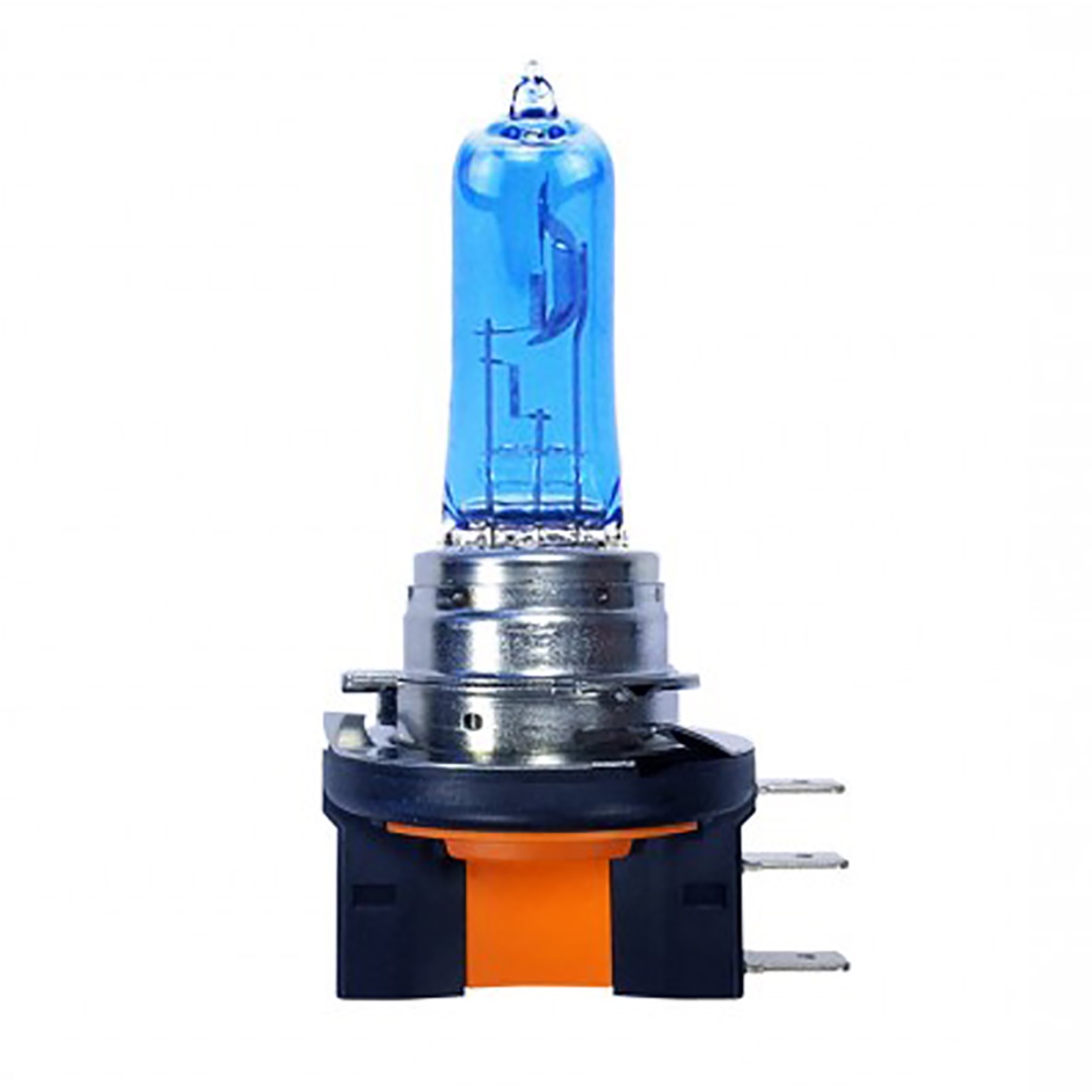 Amio – Λαμπτήρας Αλογόνου H15 PGJ23t-1 12V 55W Super White για Προβολείς Αυτοκινήτου – 1 Τεμ. (01492/AM)