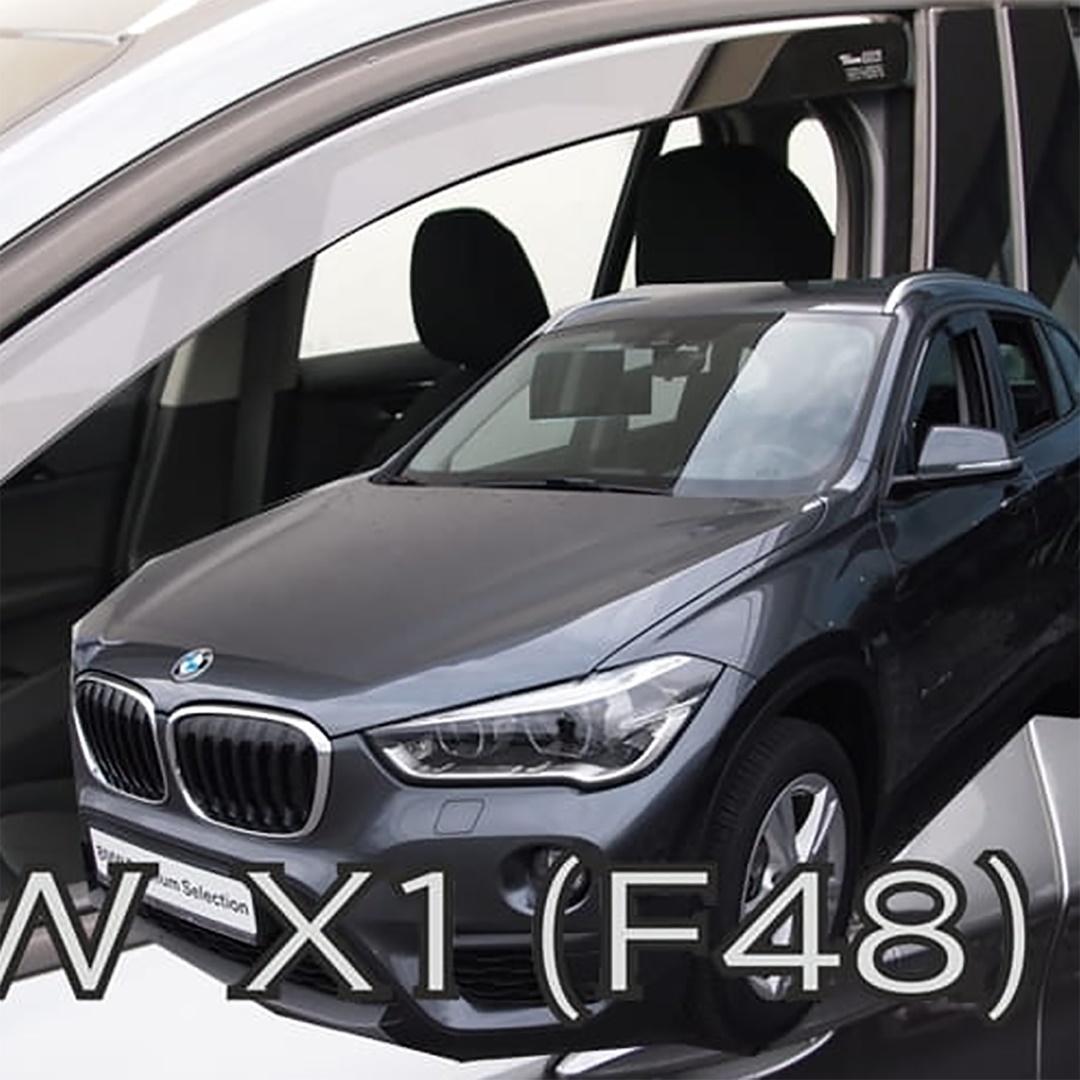 Ανεμοθραυστες Για Bmw X1 F48 5D 2015-2021 Ζευγαρι Απο Ευκαμπτο Φιμε Πλαστικο HEKO - 2 Τεμ.