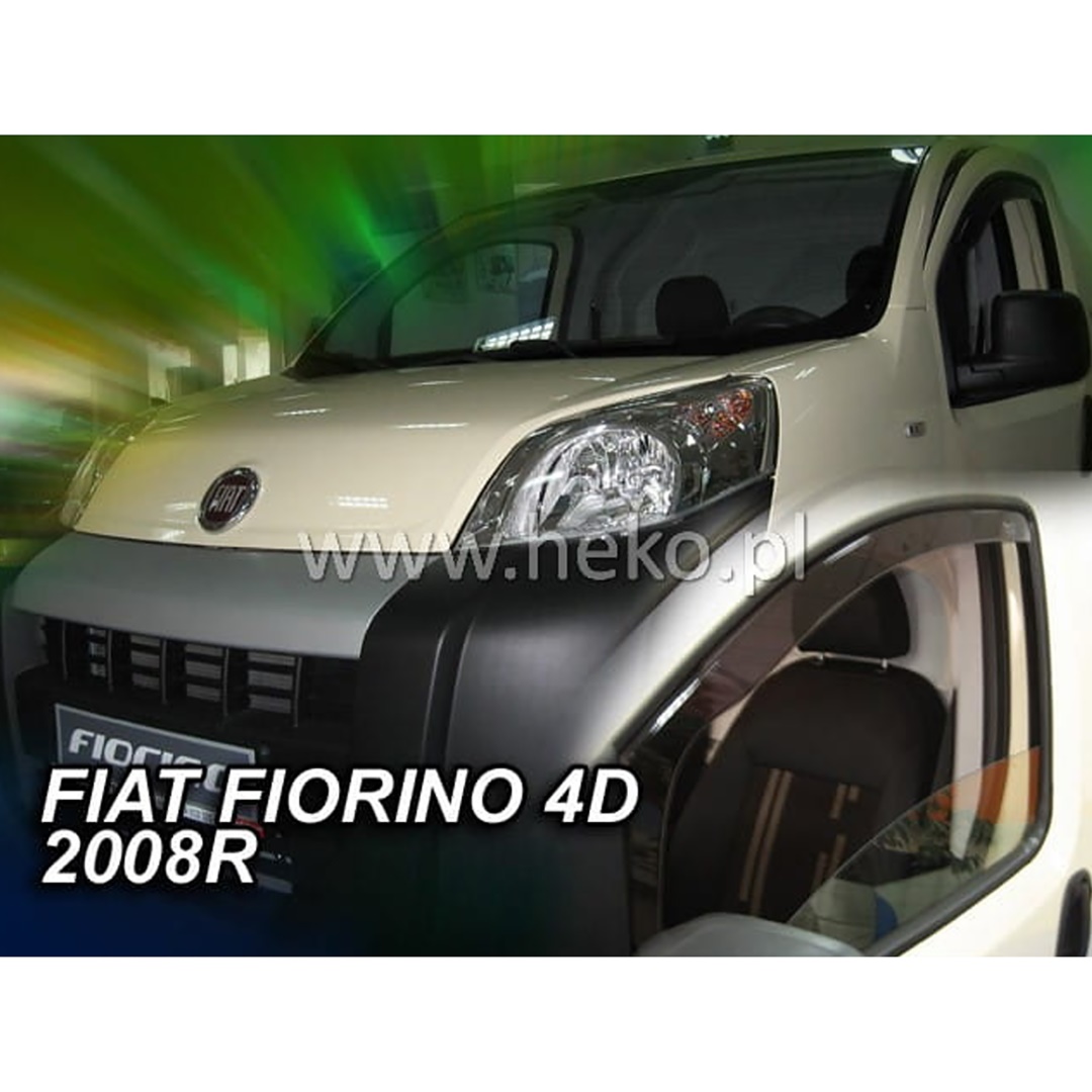 Ανεμοθραυστες Για Fiat Fiorino / Qubo 4D/5D 2008-2020 / Peugeot Bipper / Citroen Nemo Ζευγαρι Van Απο Ευκαμπτο Φιμε Πλαστικο HEKO - 2 Τεμ. - Thumbnail 2