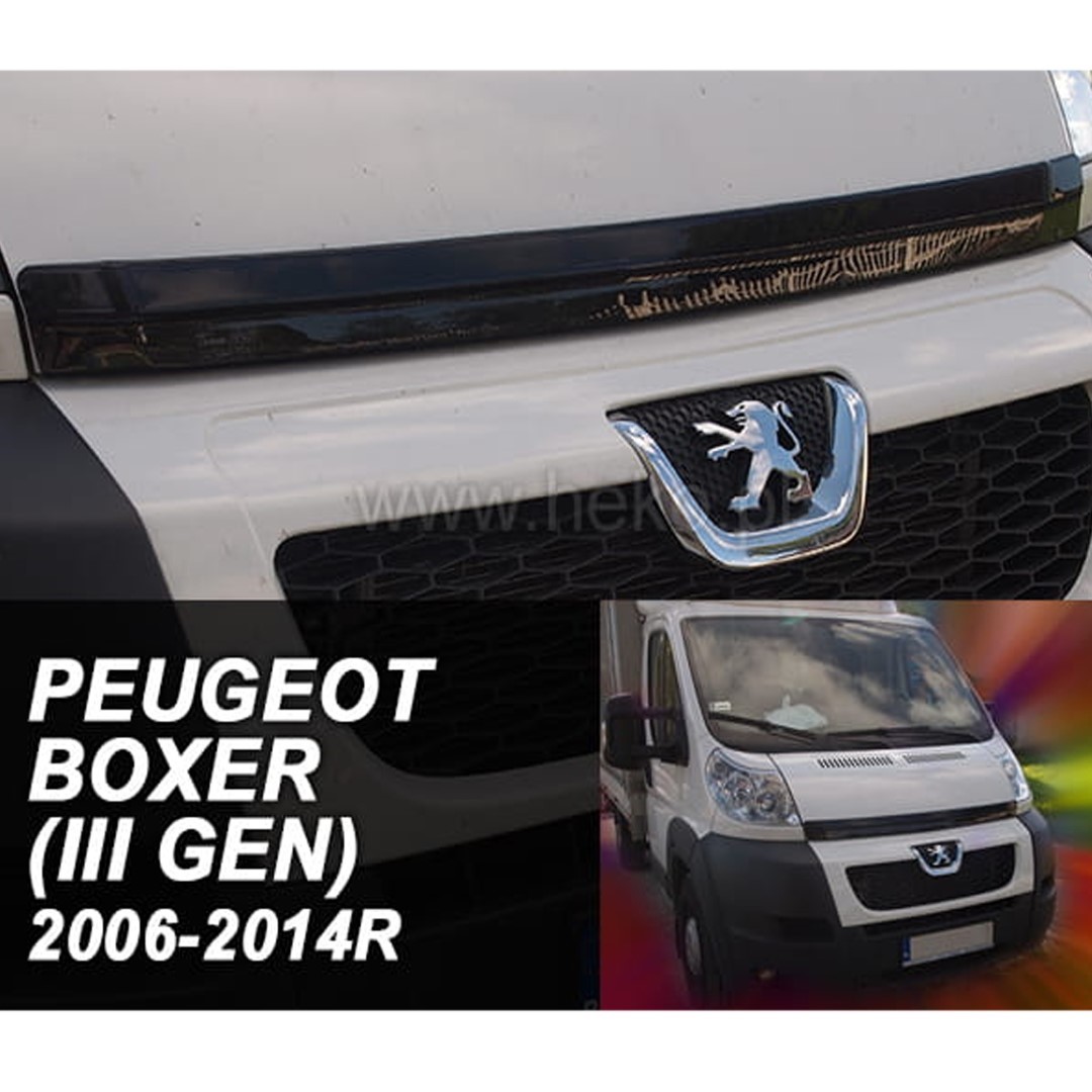 Ανεμοθραυστης Καπω Αυτοκινητου Για Fiat Ducato Iii / Citroen Jumper Ii / Peugeot Boxer Ii 2006-2014 Απο Ευκαμπτο Φιμε Πλαστικο HEKO - 1 Τεμ. - Thumbnail 3