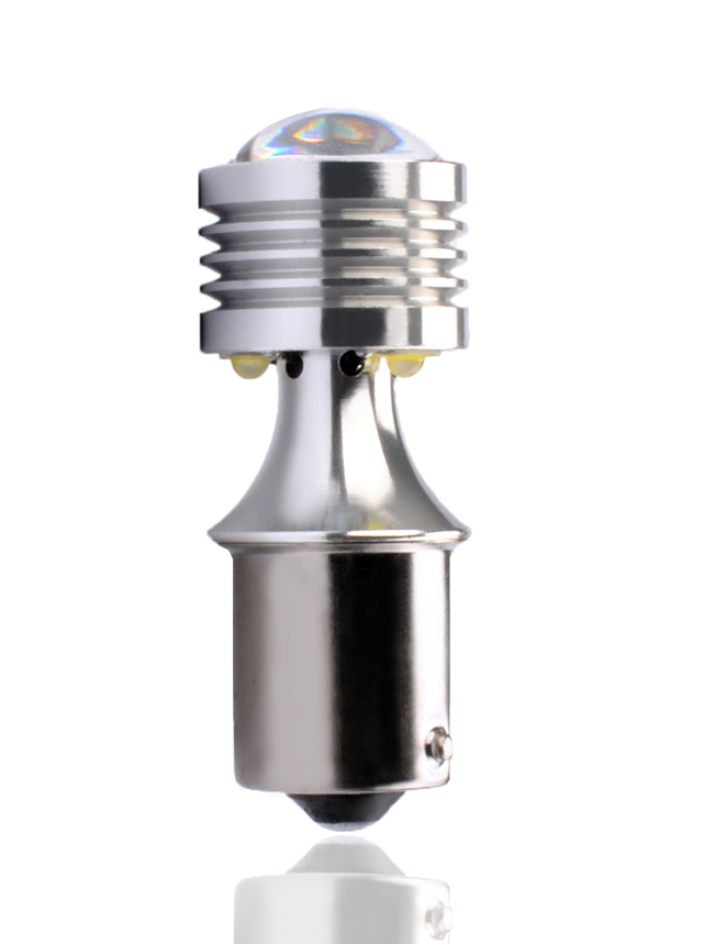P21W 12V BA15S LED 4XCREE Premium Λευκο (μονοπολικο) 1τεμ. M-TECH