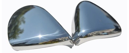 Καπακια Καθρεπτων Για Vw Golf 6 3/5D/SW 2010-2013/ Vw Touran Mpv 2010+ Χρωμιου 2 Τεμ. Μεταλλικα Βουρτσα