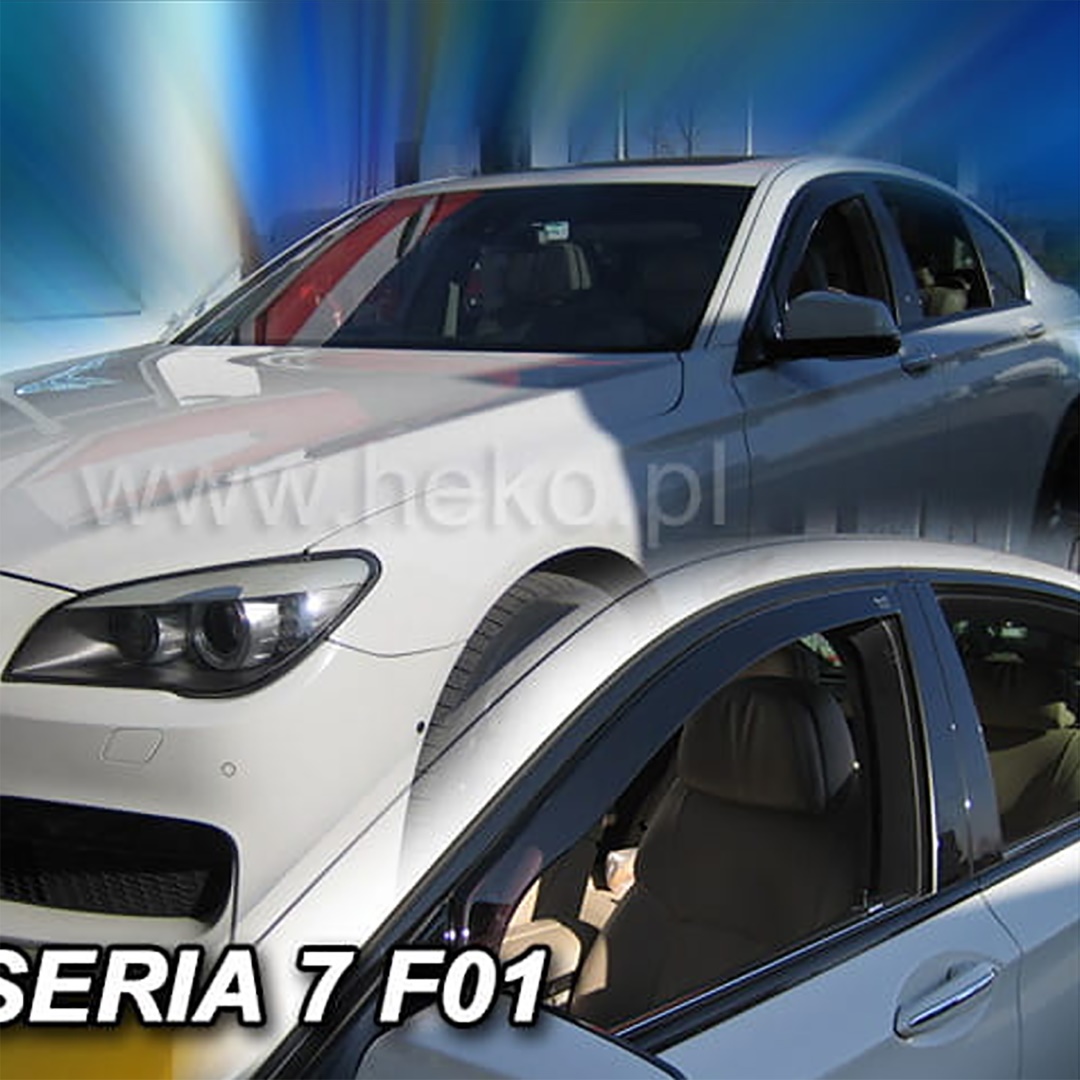 Ανεμοθραυστες Για Bmw Σειρα 7 F01 / F02 4D/5D 2008-2015 Ζευγαρι Απο Ευκαμπτο Φιμε Πλαστικο HEKO - 2 Τεμ.
