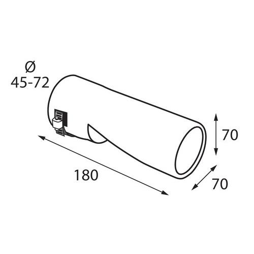 Ακρο Εξατμισης TS-70 45-72MM Κομμενο - Thumbnail 5