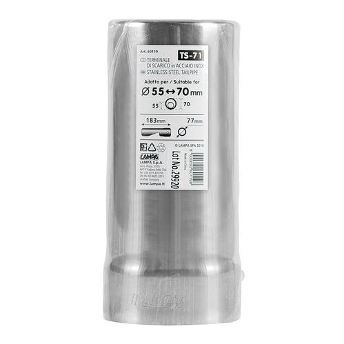 Ακρο Εξατμισης TS-71 50-76MM Κομμενο - Thumbnail 6