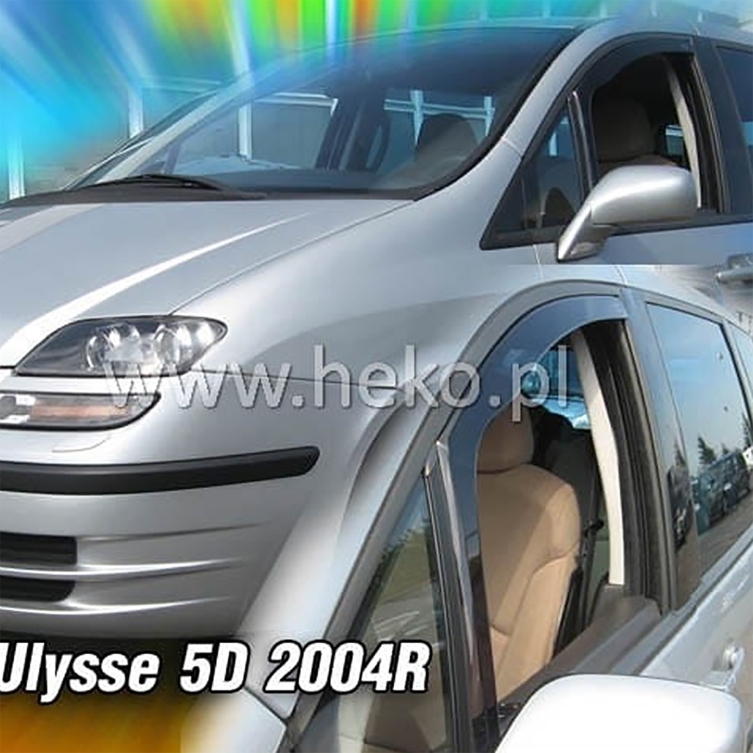 Ανεμοθραυστες Για Fiat Ulysse 5D 2003-2007 Ζευγαρι Απο Ευκαμπτο Φιμε Πλαστικο HEKO - 2 Τεμ.