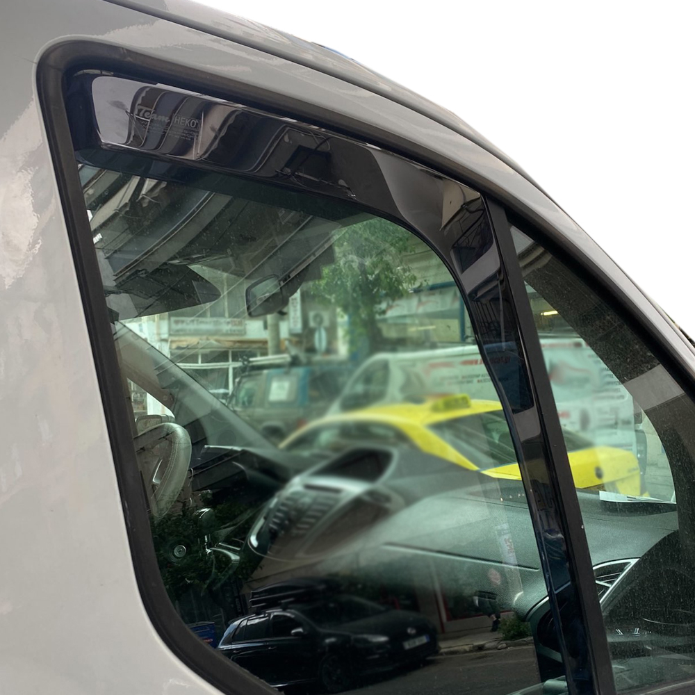 Ανεμοθραυστες Για Ford Transit Courier 2D/4D 2014-2023  / Tourneo Courier 2D/4D 2014-2023 Ζευγαρι Απο Ευκαμπτο Φιμε Πλαστικο HEKO - 2 Τεμ. - Thumbnail 7