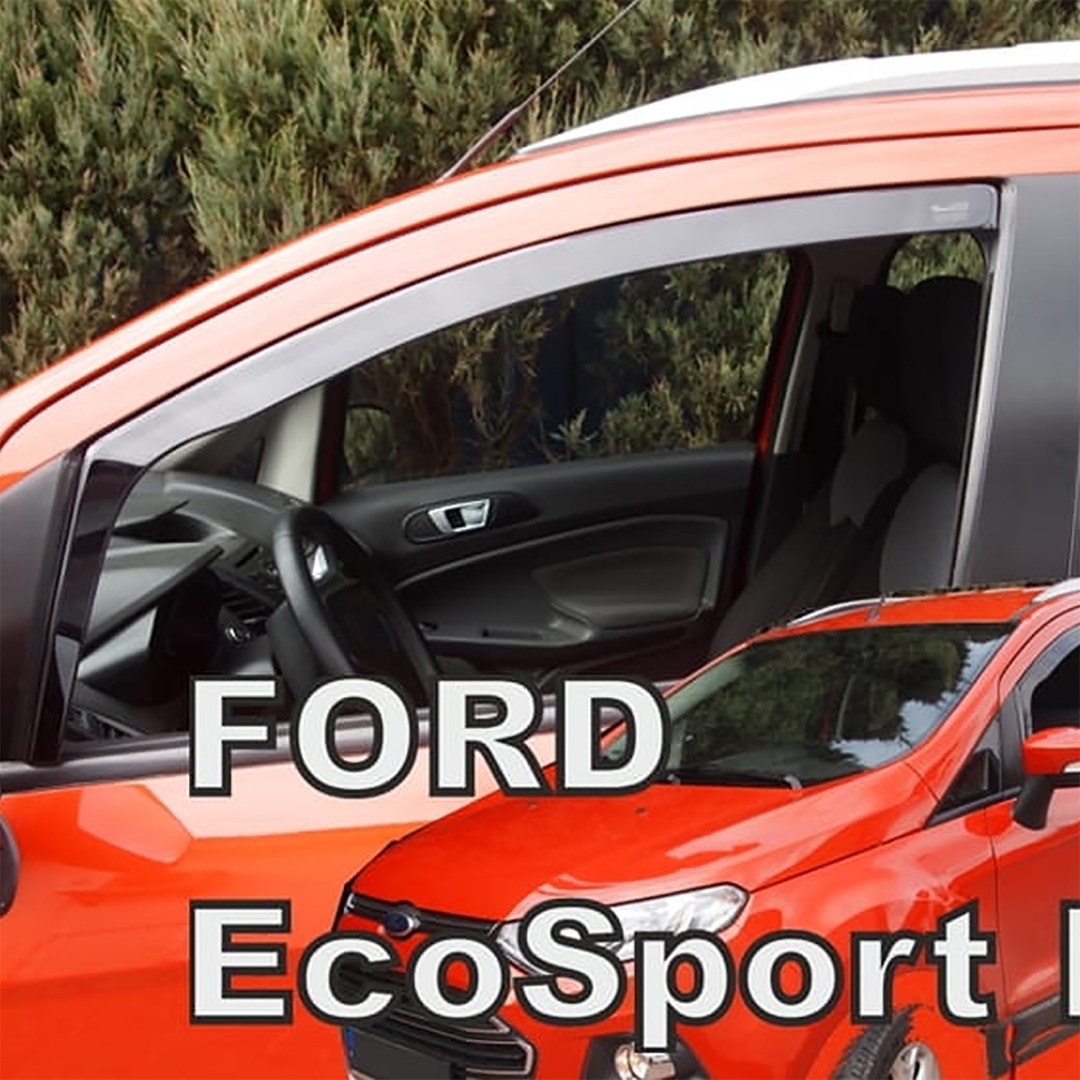 Ανεμοθραυστες Για Ford Ecosport 2 5D 2013+ Ζευγαρι Απο Ευκαμπτο Φιμε Πλαστικο HEKO - 2 Τεμ.
