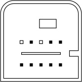 Vw Polo 05-10 4PIN Διακοπτης Parking ORIG.3C0927225B - Thumbnail 2