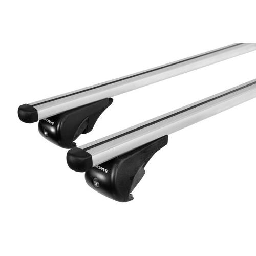 Μπαρες Οροφης Yuro (s) 108CM Αλουμινιου 2τεμ. Με Κλειδαριες Για Οχηματα Με Standard Railing - Thumbnail 2