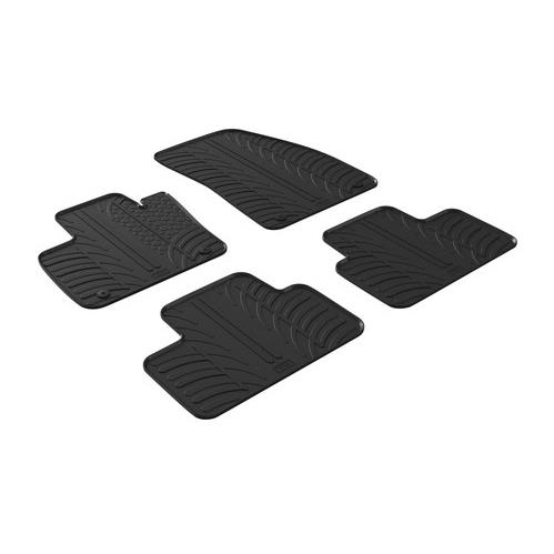 LAMPA - ΠΑΤΑΚΙΑ ΑΥΤΟΚΙΝΗΤΟΥ ΑΠΟ ΛΑΣΤΙΧΟ ΓΙΑ FIAT PANDA 02/2012-20/2020 / FIAT PANDA CITY CROSS 10/2014+ ΣΕ ΜΑΥΡΟ ΧΡΩΜΑ ΜΕ 1 ΚΟΥΜΠΩΜΑ - 4 ΤΕΜ.
