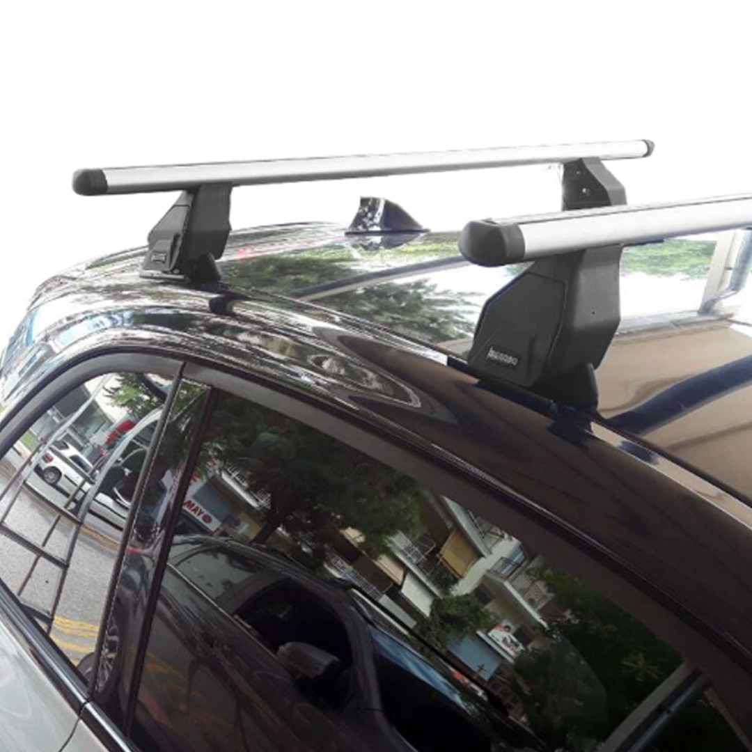 Kit Με Μπαρες Οροφης Για Vw Polo Iii 6N / 6N2 1995-2003 / Caddy Van 1995-2003 Αλουμινιου Tema MENABO (AL1-3360-FIX043GS)-2 Τεμ.