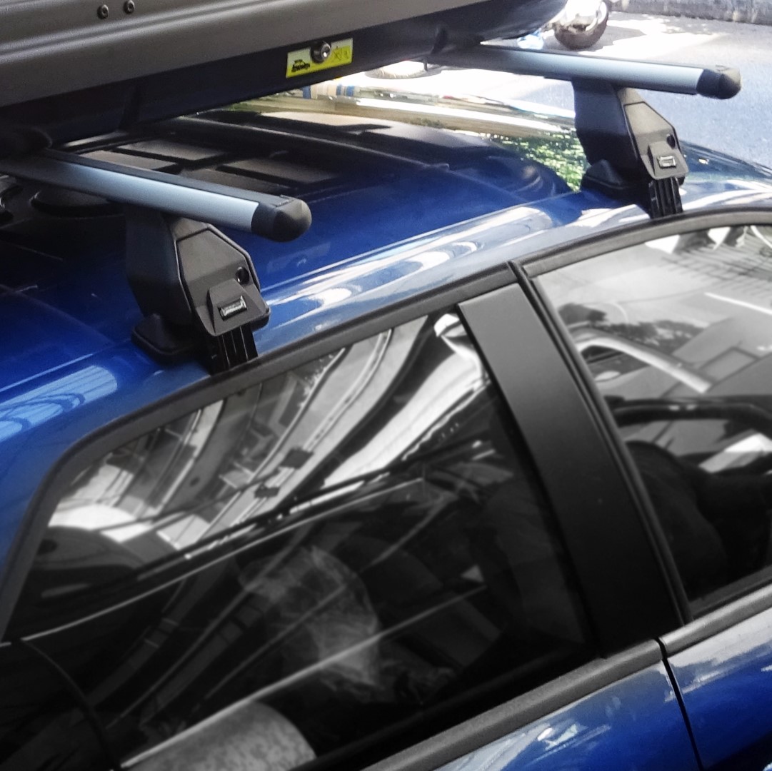 Kit Με Μπαρες Οροφης Για Audi A3 8P 3D 2004-2012 Αλουμινιου Tema MENABO (AL2-3360-FIX001G)-2 Τεμ. - Thumbnail 4