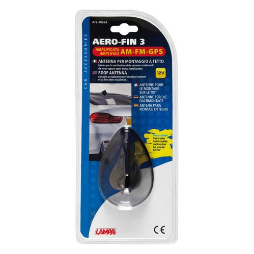 Κεραια Καρχαριας Aero-fin 3 12V Μαυρη Am/fm/gps Με Ενισχυτη Σηματος 86X170X70MM - Thumbnail 4