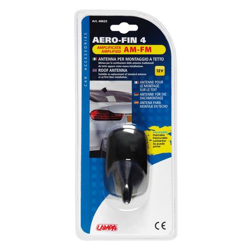 Κεραια Καρχαριας Aero-fin 4 12V Μαυρη Am/fm Με Ενισχυτη Σηματος 55X85X64MM - Thumbnail 4