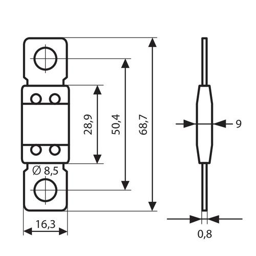 Ασφαλεια Anl Maxi+ 80A 12/32V 1τεμ. - Thumbnail 3