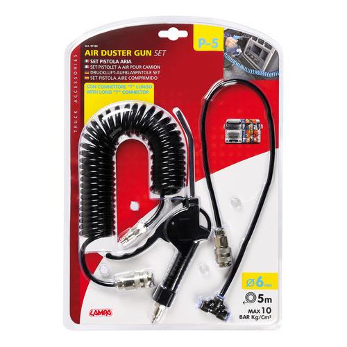 Πιστολι Αερα Με Σπιραλ P-5 6MM 5M 10BAR KG/CM2  Me Συνδεσμος Αερα T 6MM Ταχειας Ελευθερωσης - Thumbnail 2