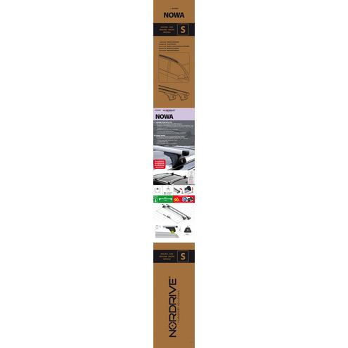 Μπαρες Οροφης Αλουμινιου Nowa (s) 108CM Me Flush Railing 2τεμ. Me Κλειδι - Thumbnail 5