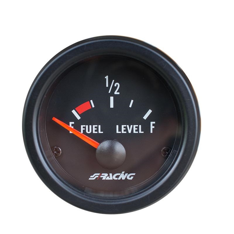 Οργανο Ενδειξης Βενζινης Μαυρο 52MM 2 Inch Black Line