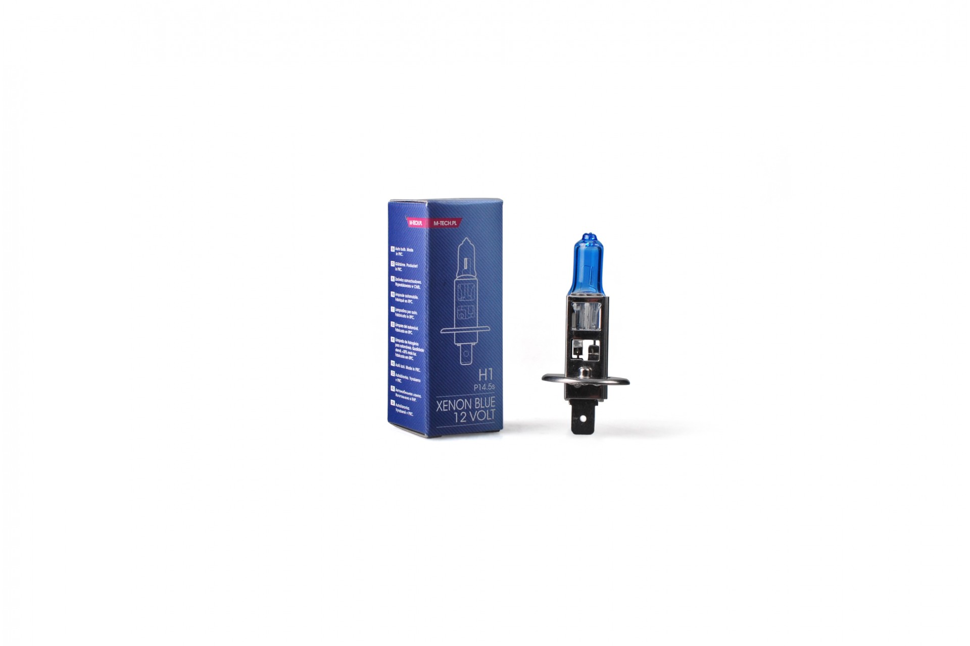 H1 12V 55W P14,5S 5.000K Xenon Blue 1τεμ. M-TECH - Thumbnail 3