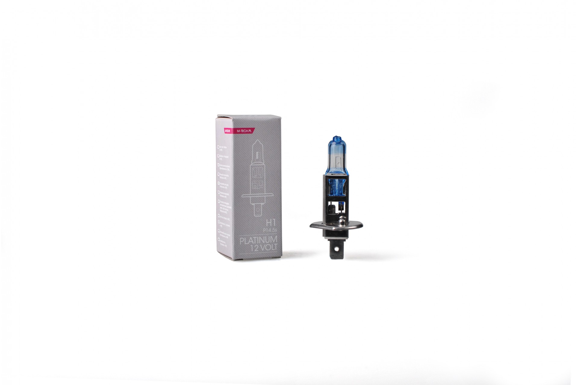 H1 12V 55W P14,5S Color Platinum 1τεμ. M-TECH - Thumbnail 2