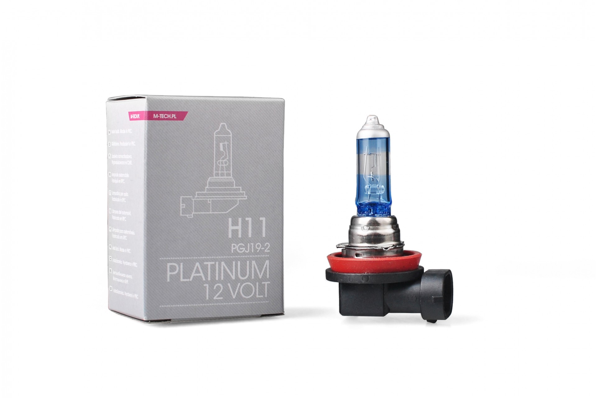 H11 12V 55W PGJ19-2 Color Platinum 1τεμ. M-TECH