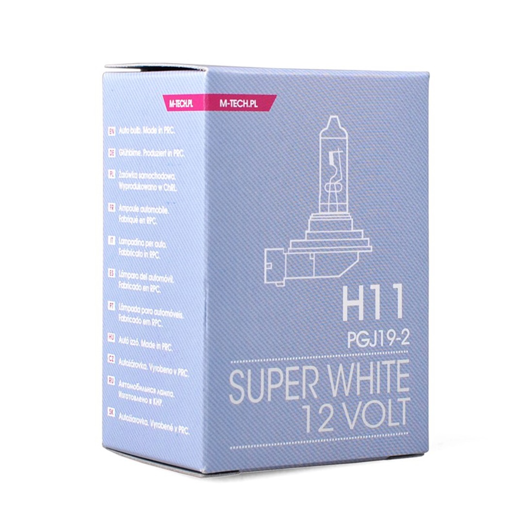 H11 12V 55W PGJ19-2 Color Superwhite 1τεμ. M-TECH - Thumbnail 2