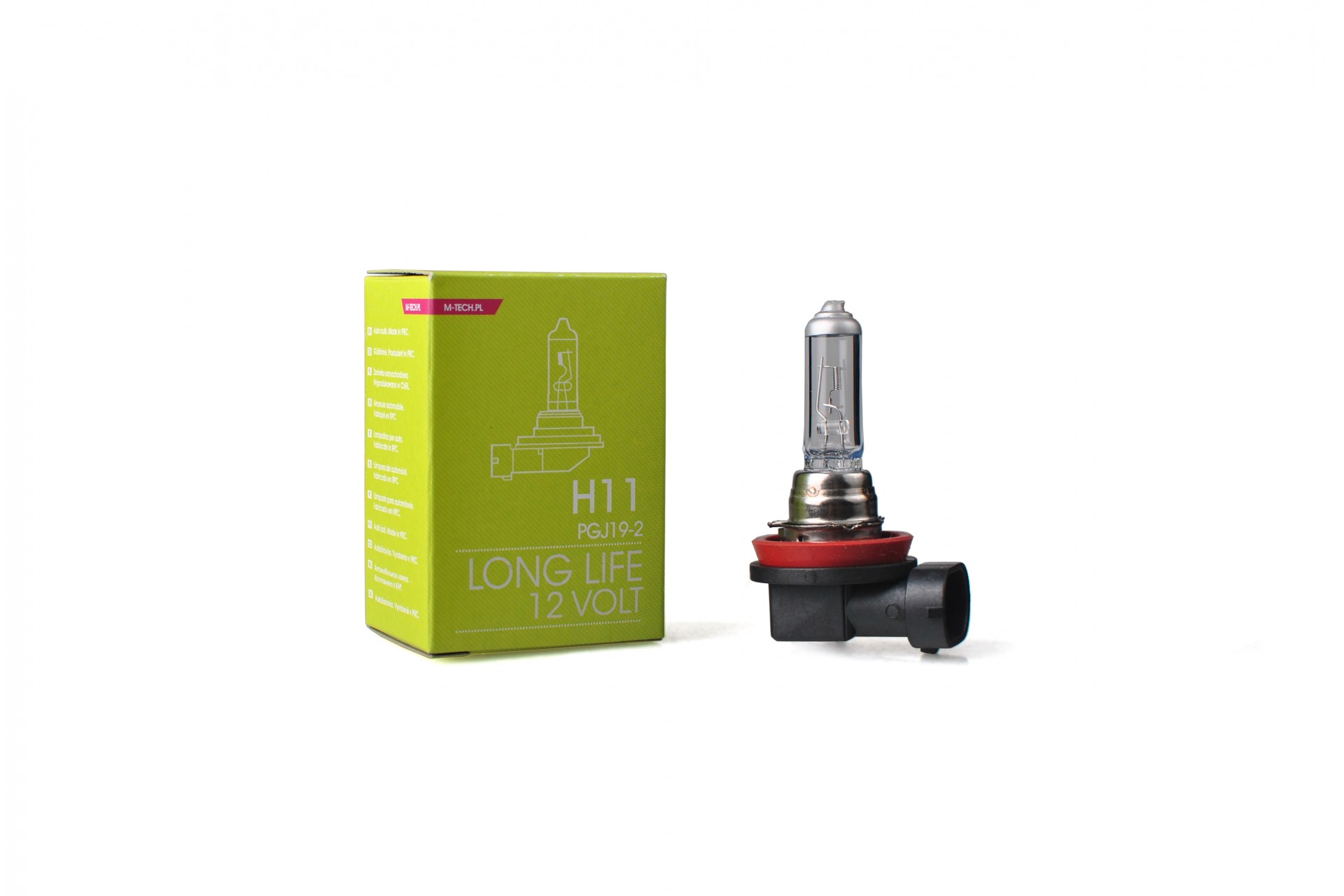 H11 12V 55W PGJ19-2 Long Life Αλογονου 1τεμ. M-TECH