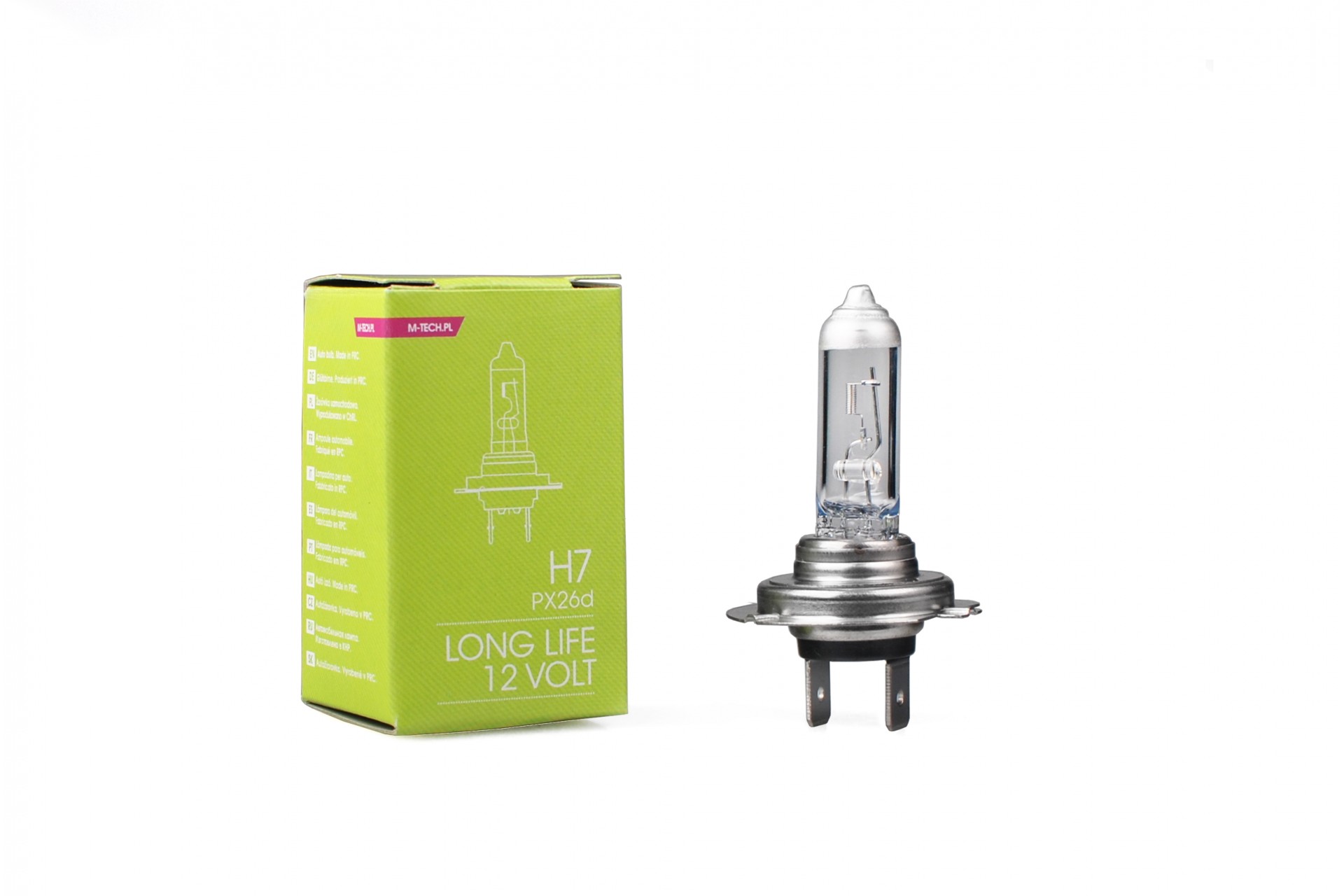 H7 12V 55W PX26D Long Life Αλογονου 1τεμ. M-TECH
