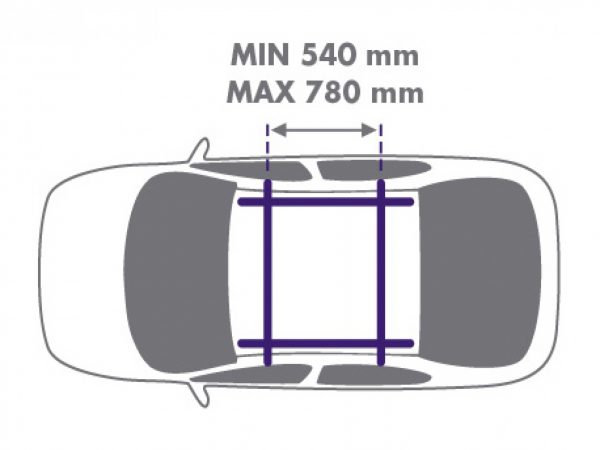 Βαλιτσα Οροφης Nylon Handiholdall 330LT Αδιαβροχη - Thumbnail 5