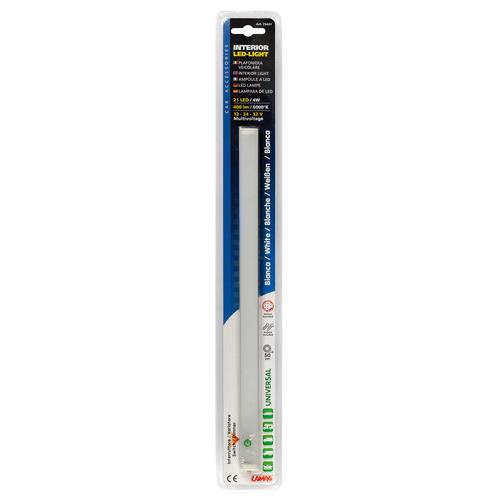 Πλαφονιερα- Λαμπα Εσωτερικη Touch 21 LED 4W 6.000K 400LM 12-32V (32,5X2X0,8CM) Και Καλωδιο 50CM - 1τεμ - Thumbnail 2