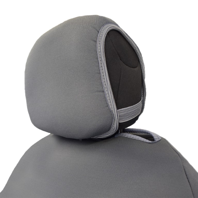 Ημικαλυμματα Καθισματων Bucket Recaro Γκρι Με Υποδοχη Προσκεφαλου Με Velcro Και Προσκεφαλα 2τεμ. - Thumbnail 4