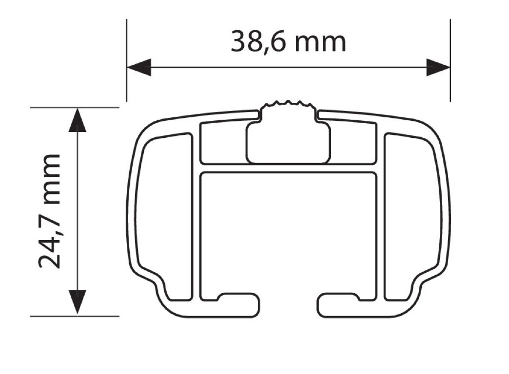 Ολοκληρωμένο Σετ (μπάρες-πόδια) Nowa M (120 Cm) - Thumbnail 5