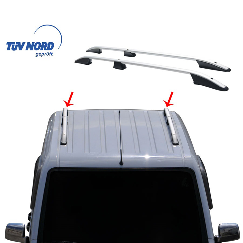 ΜΠΑΡΕΣ ΟΡΟΦΗΣ ΓΙΑ FORD TRANSIT CONNECT 02-14 ΠΑΡΑΛΛΗΛΕΣ ΑΛΟΥΜΙΝΙΟΥ L2 ΑΣΗΜΙ (ΜΟΝΟ ΔΙΑΚΟΣΜΗΤΙΚΕΣ)
