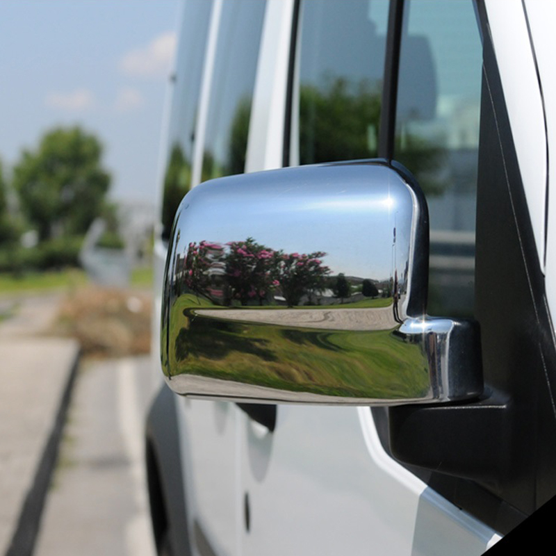 Καπακια Καθρεπτων Για Ford Transit Connect Mvn 2009-2014 Χρωμιου 2 Τεμ. Πλαστικα - Thumbnail 2