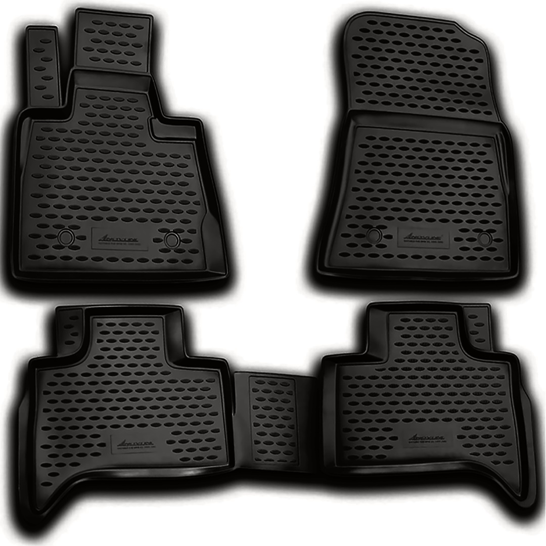 Πατακια Σε Σκαφη Tpe Λαστιχο Για Bmw X5 2000-2007 Σε Μαυρο Χρωμα NOVLINE - 4 Τεμ.