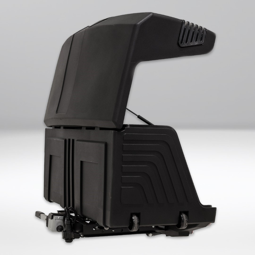 Μπαγκαζιερα Κοτσαδορου 400 Lt Towbox V3 Urban Black (μαυρο) Με LED Φαναρια - Thumbnail 10