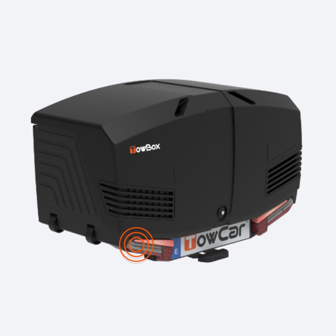 Μπαγκαζιερα Κοτσαδορου 400 Lt Towbox V3 Urban Black (μαυρο) Με LED Φαναρια - Thumbnail 3