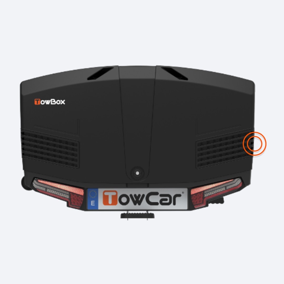 Μπαγκαζιερα Κοτσαδορου 400 Lt Towbox V3 Urban Black (μαυρο) Με LED Φαναρια - Thumbnail 5