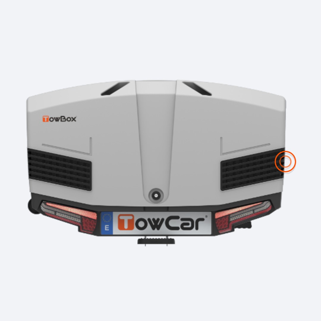 Μπαγκαζιερα Κοτσαδορου 400 Lt Towbox V3 Classic Grey (γκρι) Με LED Φαναρια - Thumbnail 5
