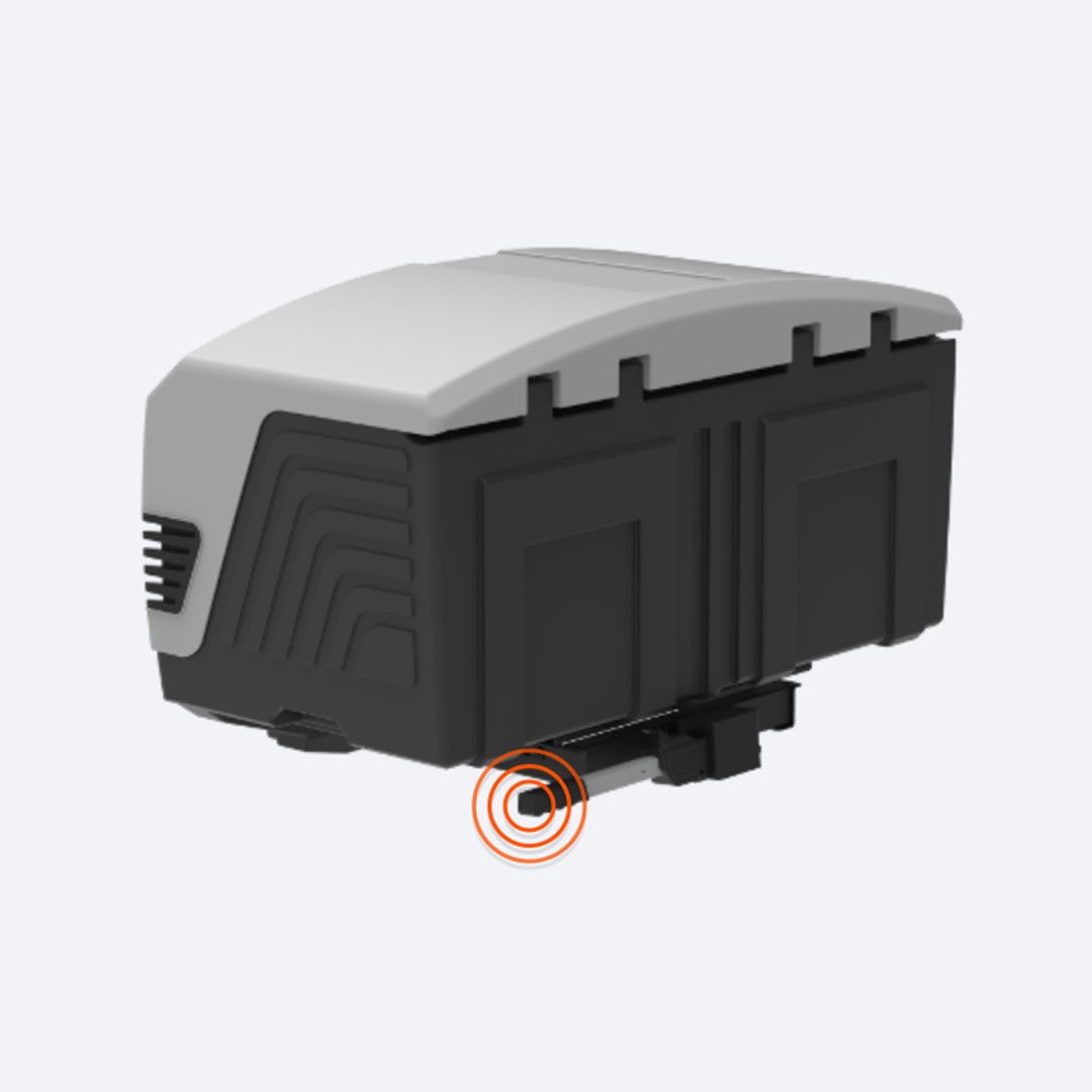 Μπαγκαζιερα Κοτσαδορου 400 Lt Towbox V3 Classic Grey (γκρι) Με LED Φαναρια - Thumbnail 6