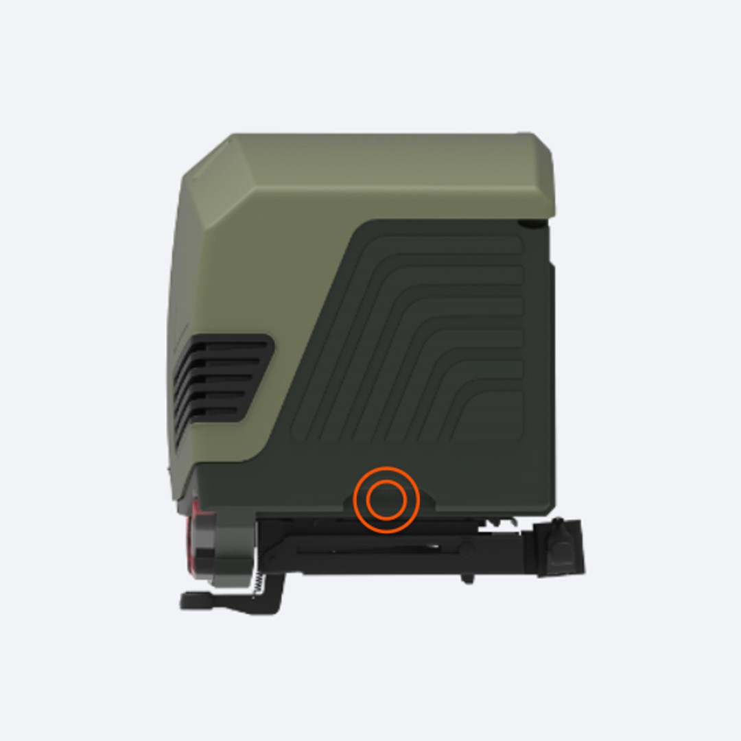 Μπαγκαζιερα Κοτσαδορου 400 Lt Towbox V3 Camper Green (πρασινο) Με LED Φαναρια - Thumbnail 7